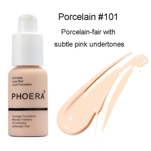 Phoera™ Foundation+Matte Finish Setting Spray 2-in-1 Bundle (60% OFF)